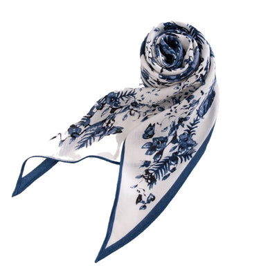 Pañuelo Versátil de Poliéster con Estampado Vintage - Image 4