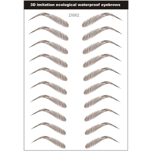 Adhesivos para Cejas Gruesas Naturales Ecológicos