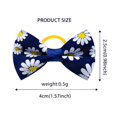 Diadema Floral Margarita para Mascotas - Estilo Pastoral con Elástico - Image 2