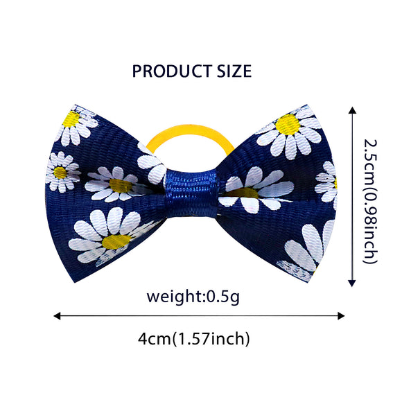 Diadema Floral Margarita para Mascotas - Estilo Pastoral con Elástico