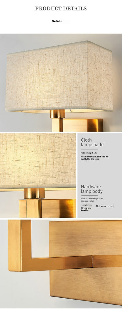 Lámpara de Pared Textil Creativa para Estudios y Hoteles - Image 17