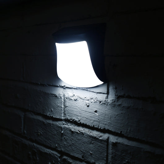 Set de 4 Lámparas Solares para Muro y Cerca - Iluminación Exterior Impermeable - Image 4