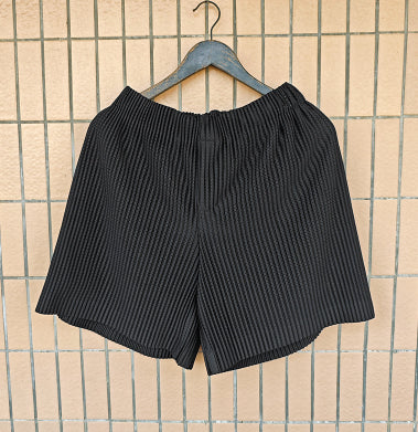 Shorts Plisados con Efecto Drapeado y Cintura Elástica - Image 3