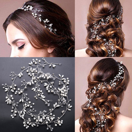 Diadema de Cristal y Perlas para Vestido de Novia - Image 2