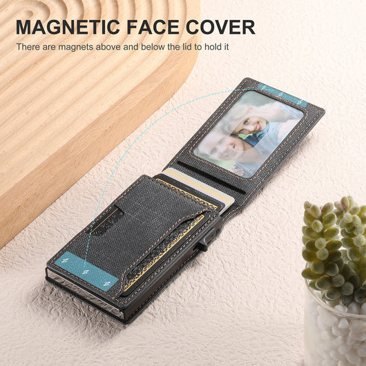 Billetera de Cuero Texturizado con Compartimentos para Tarjetas - Image 15
