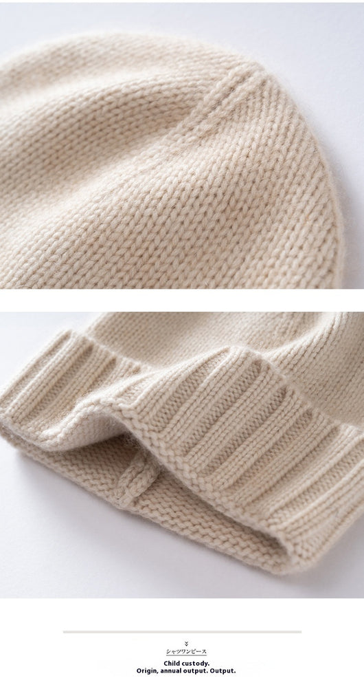 Gorro de Cachemira con Rayas Gruesas Unisex - Tejido Reforzado - Image 11