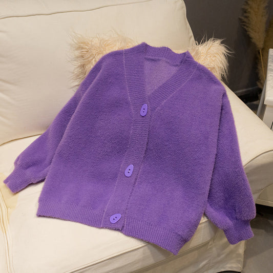 Abrigo Sudadera de Polar Mink Estilo Holgado y Casual - Image 2