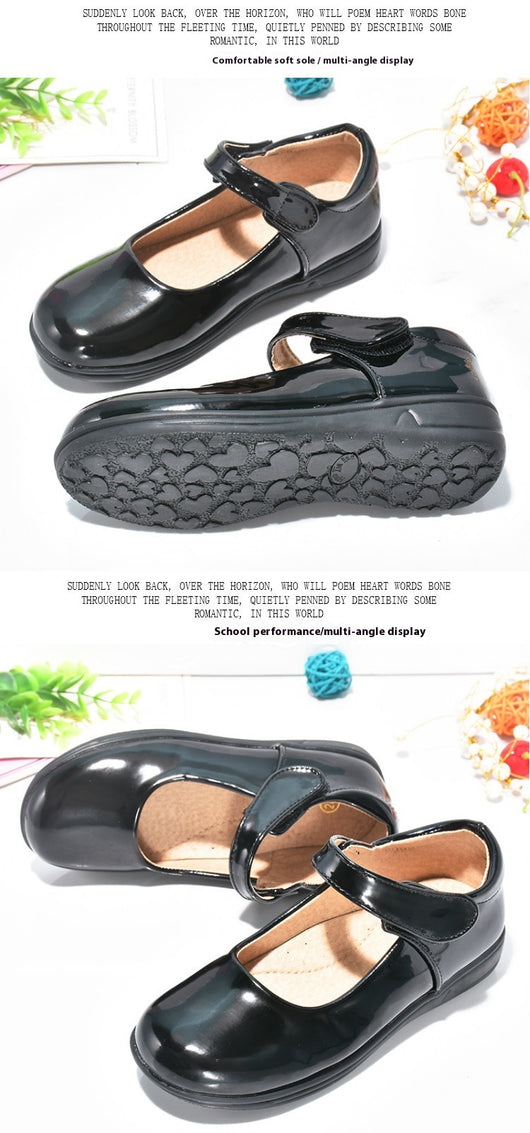 Zapatos de Danza Princesa en Cuero para Niñas - Primavera y Otoño - Image 11