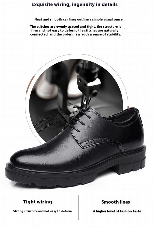 Zapatos de Cuero para Hombre con Plataforma Elevadora 10cm - Estilo Ejecutivo - Image 17