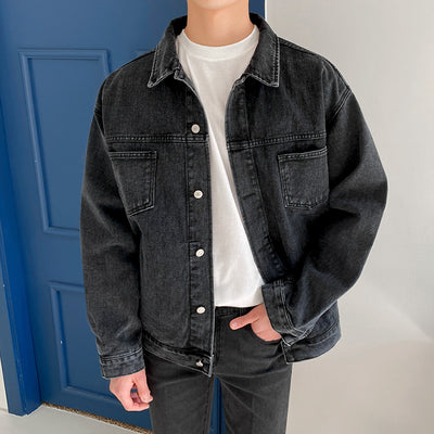 Chaqueta Denim Suelta Trendy para Trabajo