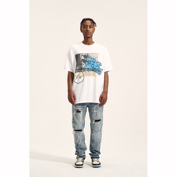 Jeans Rotos Holgados para Hombre - Estilo Casual Trendy