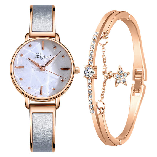 Reloj de Cuarzo para Mujer Minimalista con Detalle Acuático Exquisito - Image 10
