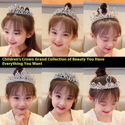 Corona Tiara para Niñas con Clip de Pelo - Accesorio de Princesa - Image 4