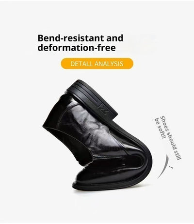 Zapatos de Cuero Suave para Novio - Mocasines Elegantes Punta Fina Suela Flexible - Image 6