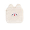 Bolsa de Higiene Menstrual con Bordado de Peluche - Capacidad Grande