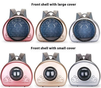 Mochila Transportadora Transparente para Mascotas con Cápsula Espacial - Image 34