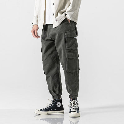 Pantalones Militares Tapered de Algodón Japonés para Hombre - Image 4