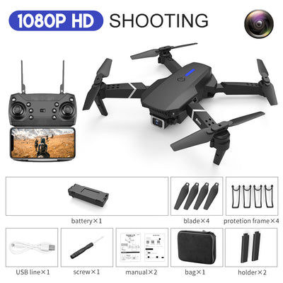 Dron E88 Cámara Dual 4K HD - Fotografía Aérea Profesional con Control Remoto - Image 18