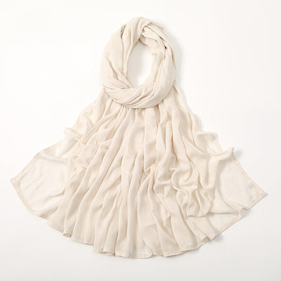 Pañuelo Modal Rayon Malayo Indonesio Colores Sólidos Transpirable - Image 24