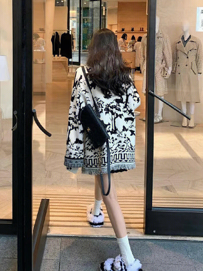 Cardigan Tejido Holgado para Mujer - Suéter Cómodo y Versátil - Image 7
