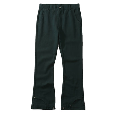 Pantalones Overol Hombre Trendy Pierna Ancha Casual Sólido - Image 6