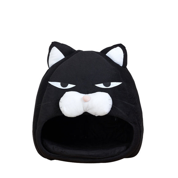 Cama Térmica Acogedora para Gatos y Perros con Diseño Cartoon