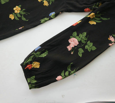Vestido Largo Vintage con Estampado Francés y Mangas Largas - Image 12