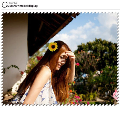 Pasadores Girasol de Moda para Niñas - Accesorios Vacacionales - Image 11