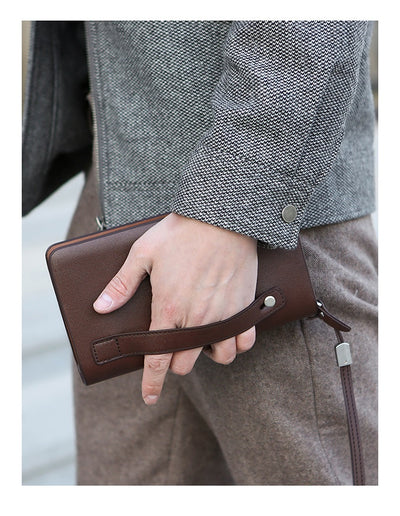 Maletín de Cuero Suave para Hombre con Múltiples Compartimentos - Image 35