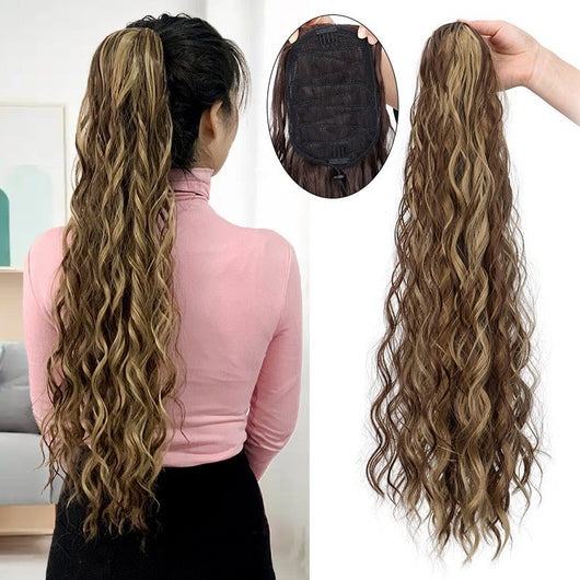 Extensión de Cabello Rizado Efecto Agua - Rizos Voluminosos Tipo Maíz - Image 5
