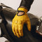 Guantes de Cuero para Motociclismo Off-Road con Protección Reforzada