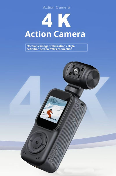 Cámara 4K Ultra Clara Portátil para Deportes y Aventuras al Aire Libre - Image 13