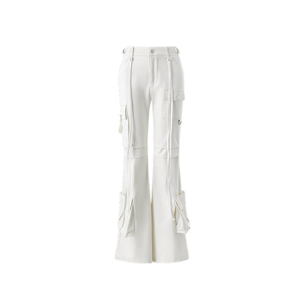 Pantalones Cargo Retro de Pierna Ancha