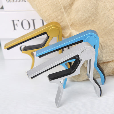 Cejilla Metálica Portátil para Guitarra - Afinador de Trastes