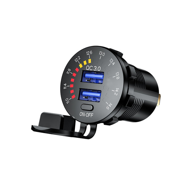 Cargador de Auto Dual USB QC3.0 de Carga Rápida - Image 4