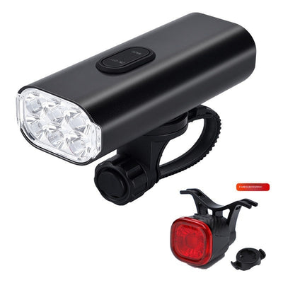 Faro Delantero USB Recargable para Bicicleta - Kit Completo de Iluminación - Image 14
