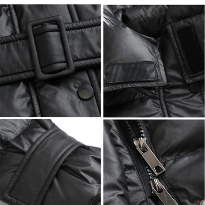 Chaqueta Acolchada Larga de Plumón para Mujer - Abrigo Cálido y Elegante - Image 12