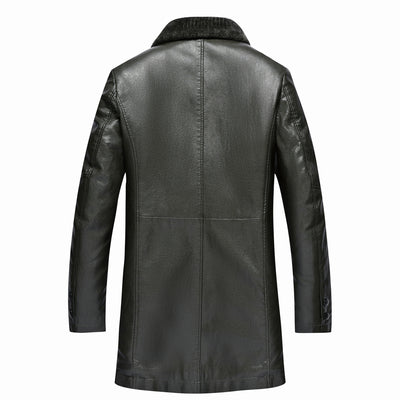 Chaqueta de Cuero Premium para Hombre con Forro Polar Grueso - Image 27