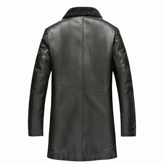 Chaqueta de Cuero Premium para Hombre con Forro Polar Grueso - Image 27