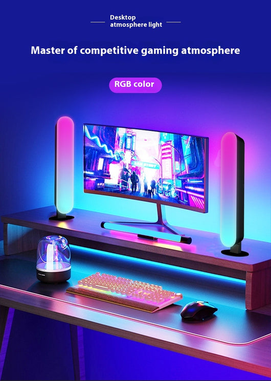 Lámpara LED Ambiental RGB para Escritorio - Luz Gaming Profesional - Image 6