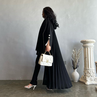 Cardigan Vestido Largo Mujer Elegante - Abrigo Tipo Trench para Otoño e Invierno - Image 4