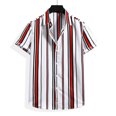 Camisa Casual de Rayas para Hombre - Estilo Moderno y Versátil - Image 8
