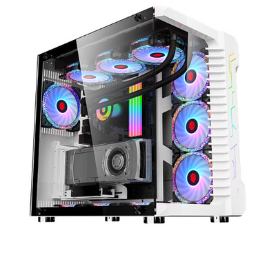 Gabinete Gamer de Cristal Templado con Refrigeración Líquida Forma Triangular - Image 7