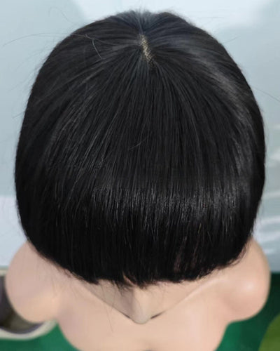 Peluca Frontal de Encaje con Cabello Humano Real Bobo - Image 14