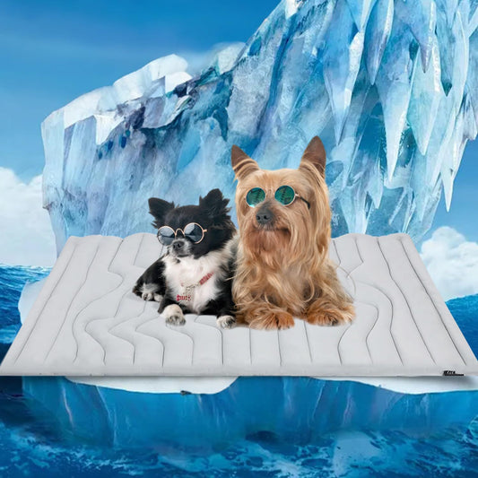 Colchoneta Refrescante Dual para Mascotas - Protección contra el Calor