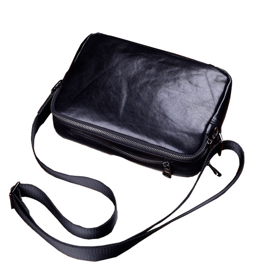 Bolso de Cuero Genuino para Hombre - Bandolera Retro Artesanal - Image 8