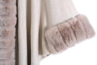 Abrigo de Punto Oversized con Cuello de Conejo Artificial - Image 21