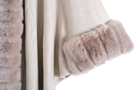 Abrigo de Punto Oversized con Cuello de Conejo Artificial - Image 21