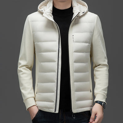 Chaqueta Acolchada de Plumón de Pato con Capucha - Image 7