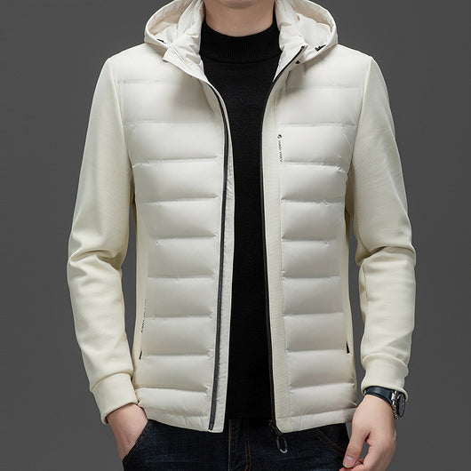 Chaqueta Acolchada de Plumón de Pato con Capucha - Image 7